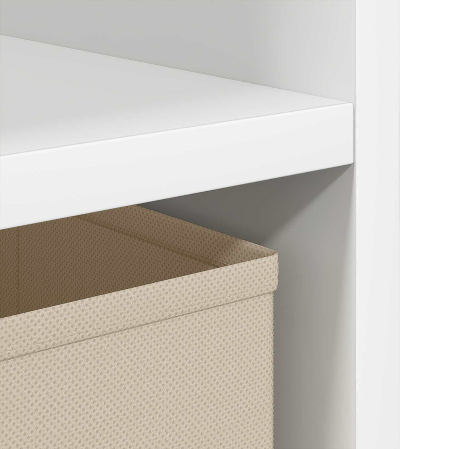 Nachtkastje met lade 2 pcs Wit 25,5 x 22 x 49,5 cm Bewerkt hout