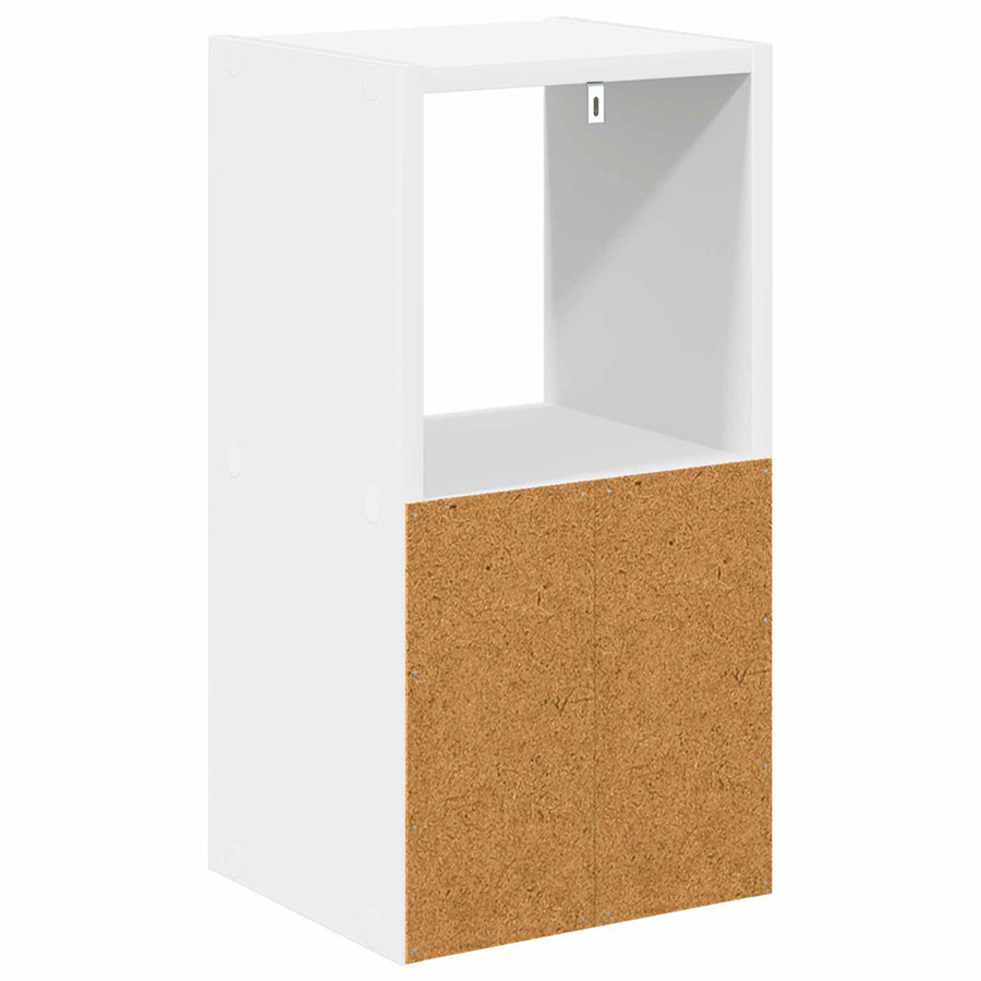 Nachtkastje met lade 2 pcs Wit 25,5 x 22 x 49,5 cm Bewerkt hout