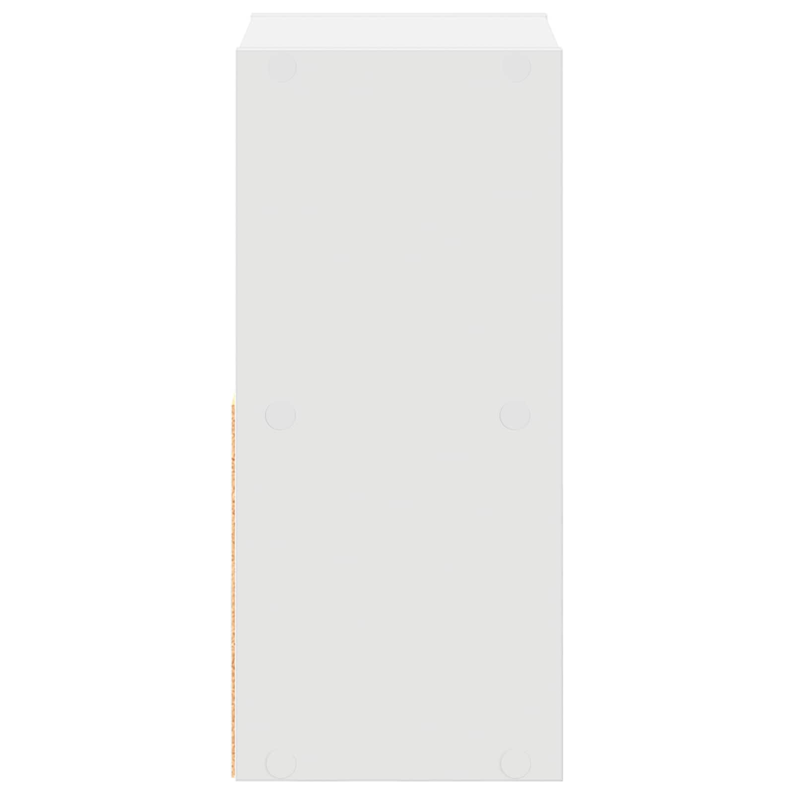 Nachtkastje met lade 2 pcs Wit 25,5 x 22 x 49,5 cm Bewerkt hout