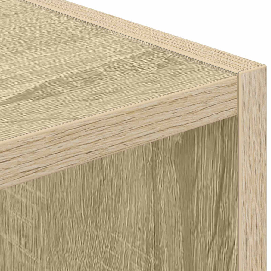 Nachtkastje Sonoma Eiken 25,5 x 22 x 49,5 cm Bewerkt hout