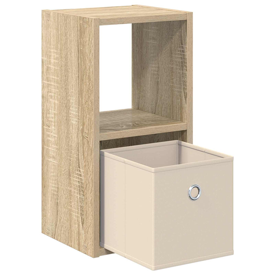 Nachtkastje Sonoma Eiken 25,5 x 22 x 49,5 cm Bewerkt hout