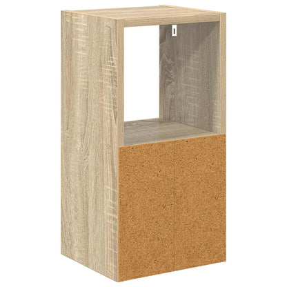 Nachtkastje 2 pcs Sonoma Eiken 25,5 x 22 x 49,5 cm Bewerkt hout