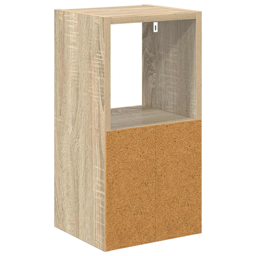 Nachtkastje 2 pcs Sonoma Eiken 25,5 x 22 x 49,5 cm Bewerkt hout