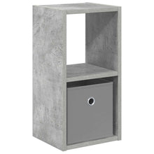 Nachtkastje Beton Grijs 25,5 x 22 x 49,5 cm Bewerkt hout