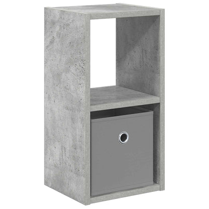 Nachtkastje Beton Grijs 25,5 x 22 x 49,5 cm Bewerkt hout