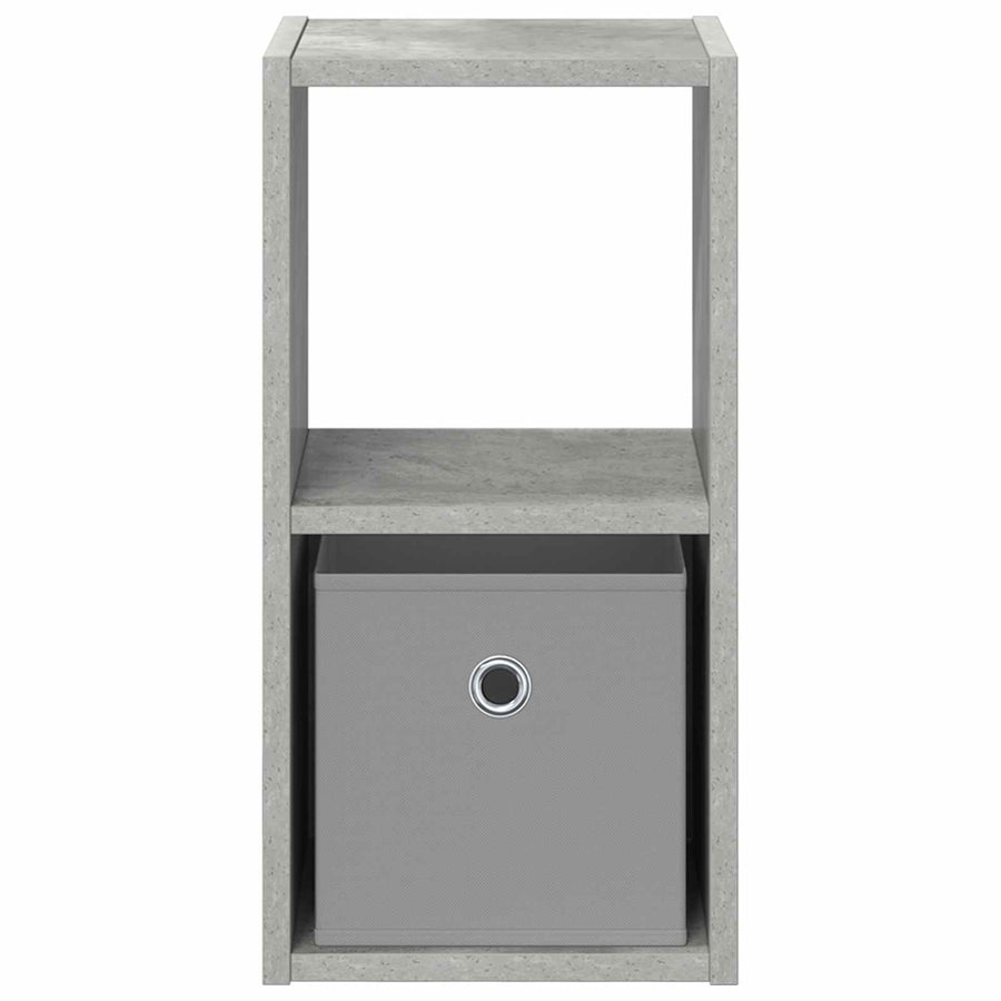 Nachtkastje Beton Grijs 25,5 x 22 x 49,5 cm Bewerkt hout