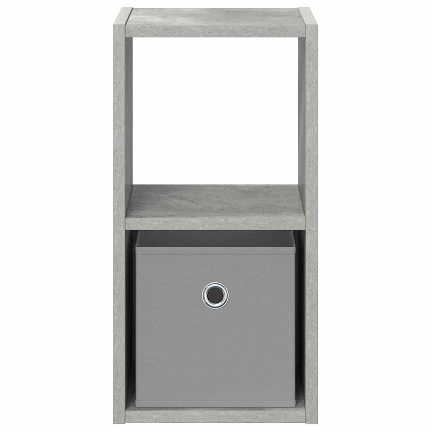 Nachtkastje 2 pcs Beton Grijs 25,5 x 22 x 49,5 cm Bewerkt hout