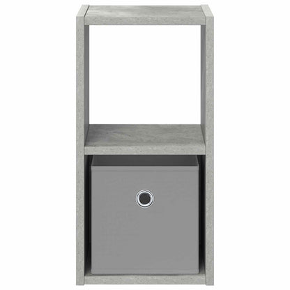 Nachtkastje 2 pcs Beton Grijs 25,5 x 22 x 49,5 cm Bewerkt hout