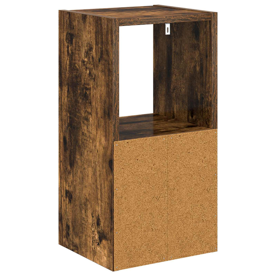 Nachtkastje Gerookt eiken 25,5 x 22 x 49,5 cm Bewerkt hout