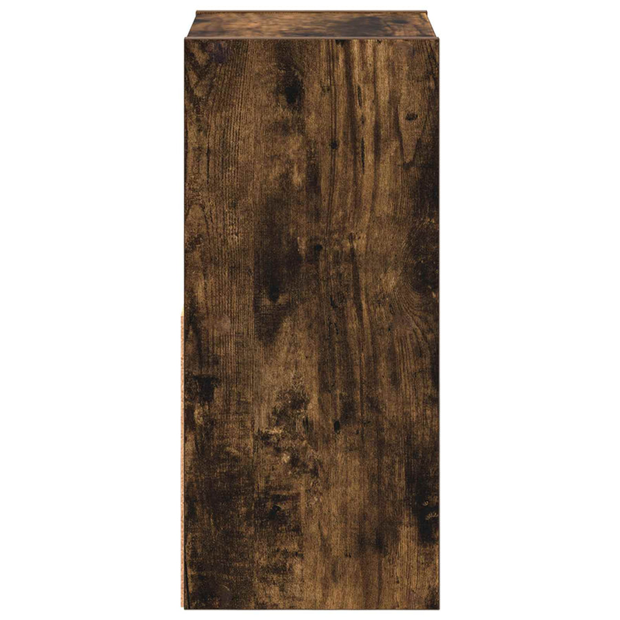 Nachtkastje Gerookt eiken 25,5 x 22 x 49,5 cm Bewerkt hout