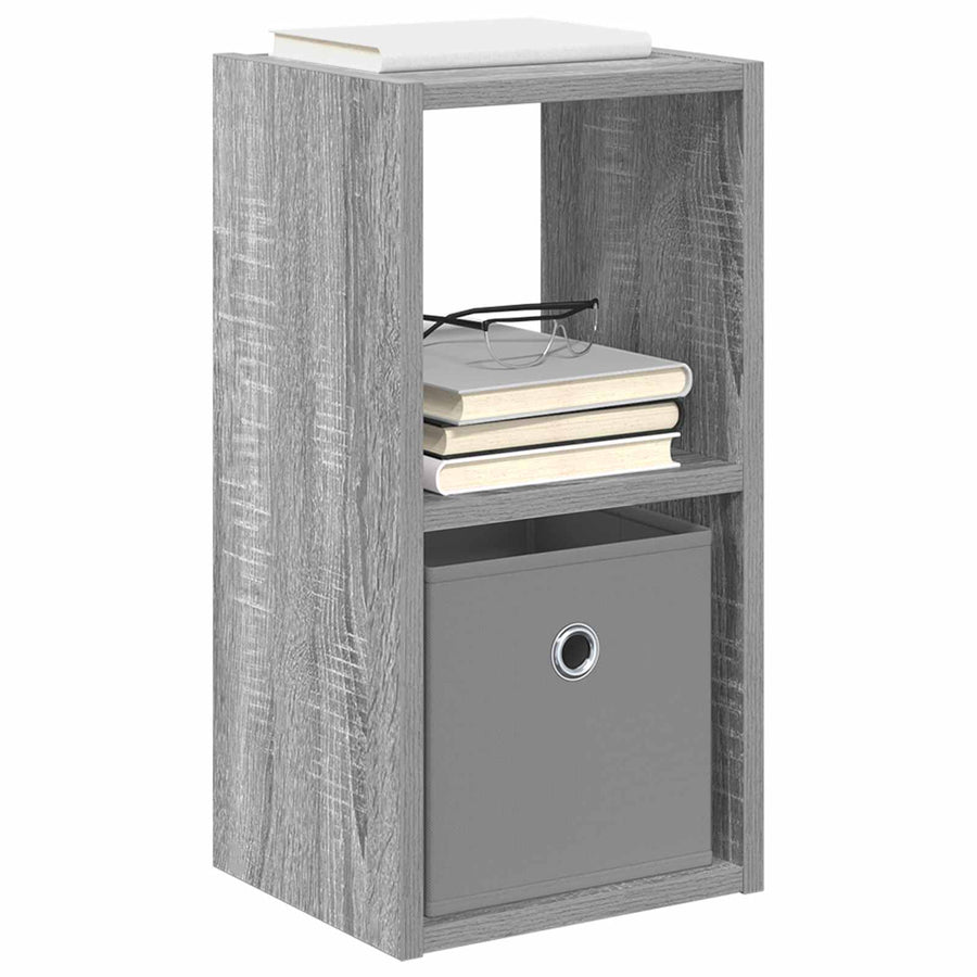 Nachtkastje 2 pcs Grijs Sonoma 25,5 x 22 x 49,5 cm Bewerkt hout