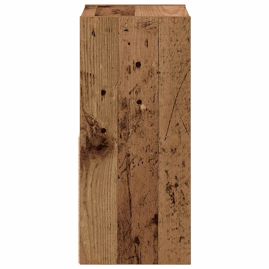 Nachtkastje met lade Oudhout 25,5 x 22 x 49,5 cm Bewerkt hout