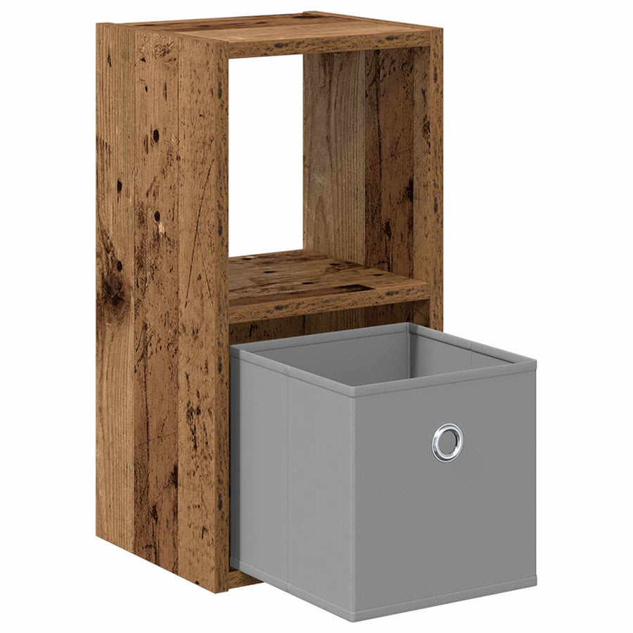 Nachtkastje 2 pcs Oudhout 25,5 x 22 x 49,5 cm Bewerkt hout