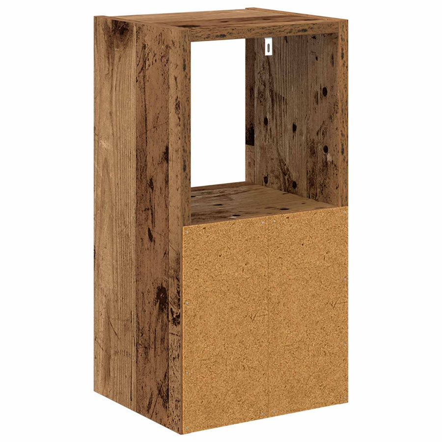 Nachtkastje 2 pcs Oudhout 25,5 x 22 x 49,5 cm Bewerkt hout
