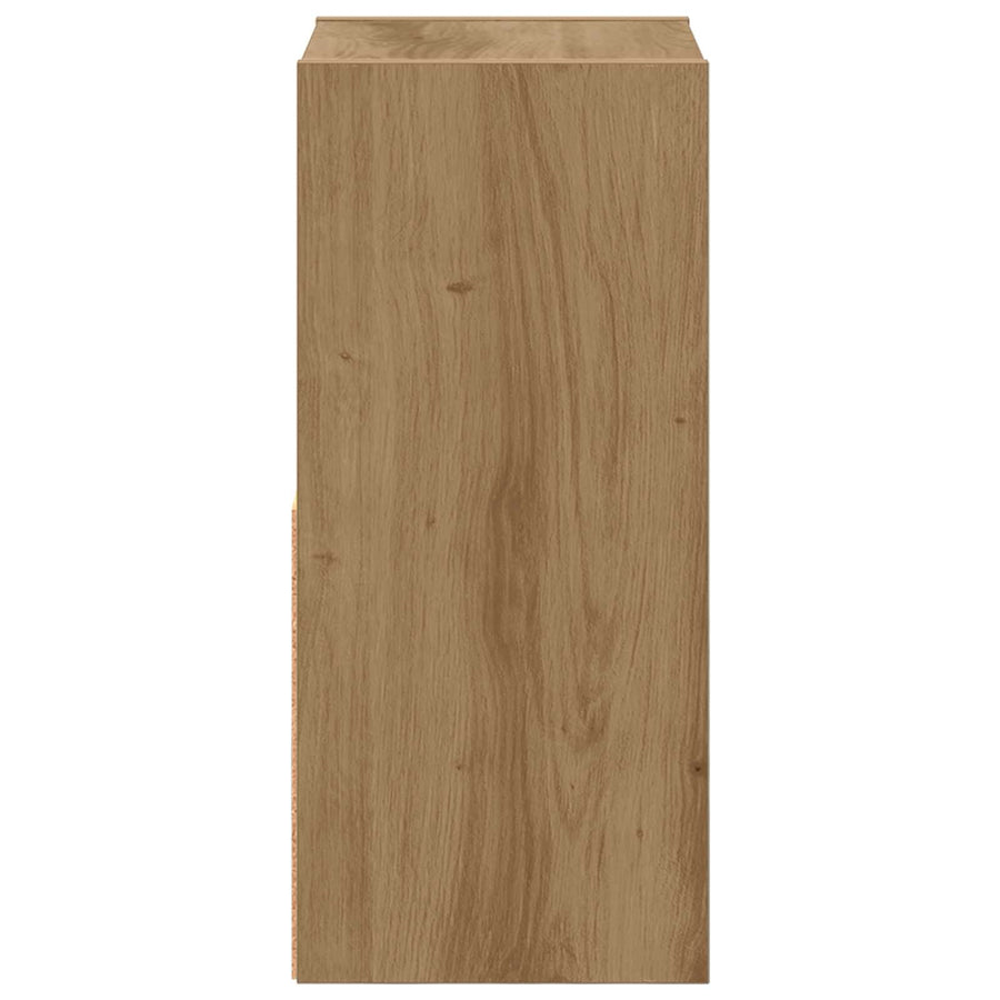 Nachtkastje Artisan Eiken 25,5 x 22 x 49,5 cm Bewerkt hout