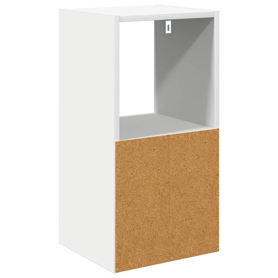 Nachtkastje met lade Wit 30,5 x 27 x 59,5 cm Bewerkt hout