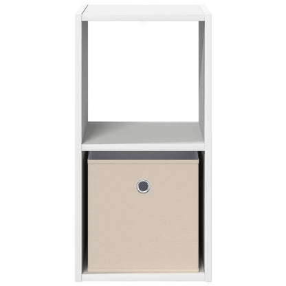 Nachtkastje met lade 2 pcs Wit 30,5 x 27 x 59,5 cm Bewerkt hout