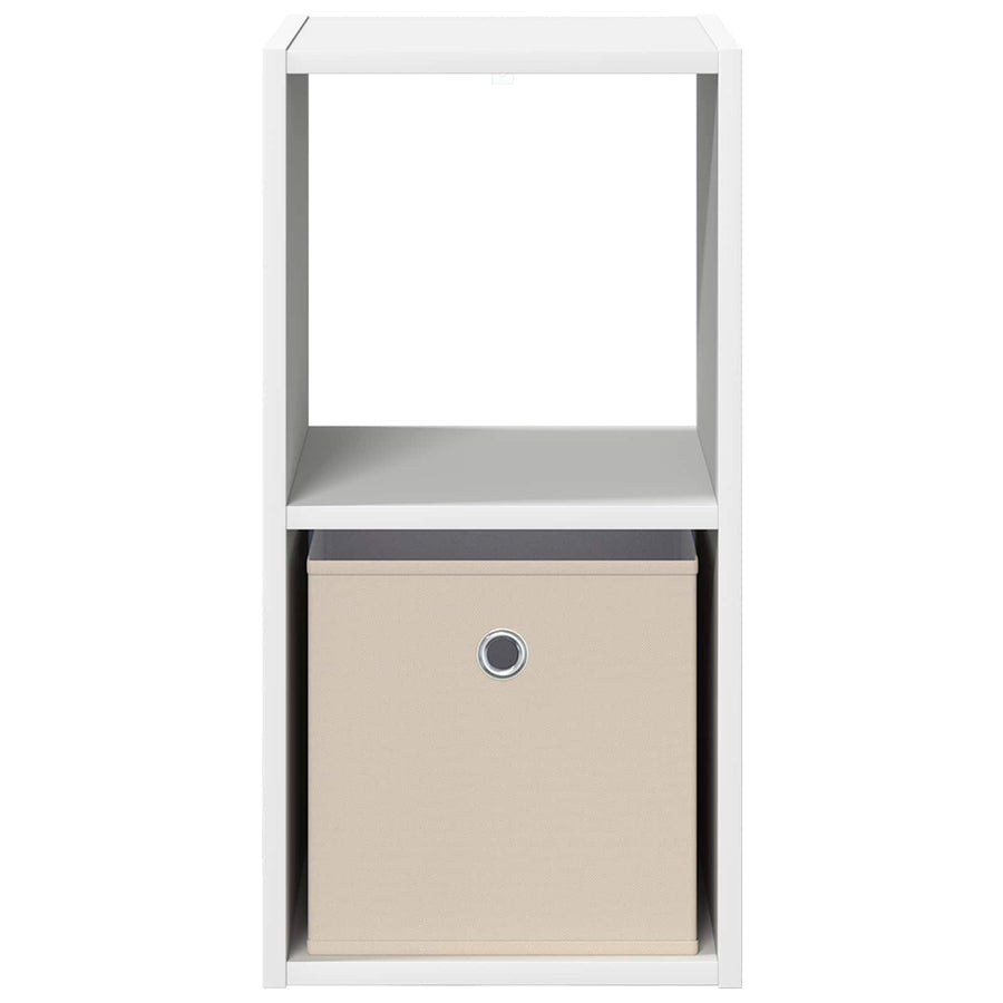 Nachtkastje met lade 2 pcs Wit 30,5 x 27 x 59,5 cm Bewerkt hout