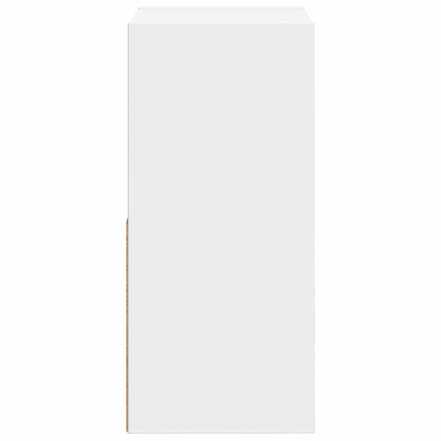 Nachtkastje met lade 2 pcs Wit 30,5 x 27 x 59,5 cm Bewerkt hout