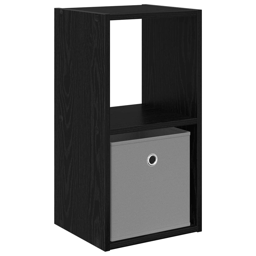 Nachtkastje Zwart Eiken 30,5 x 27 x 59,5 cm Bewerkt hout