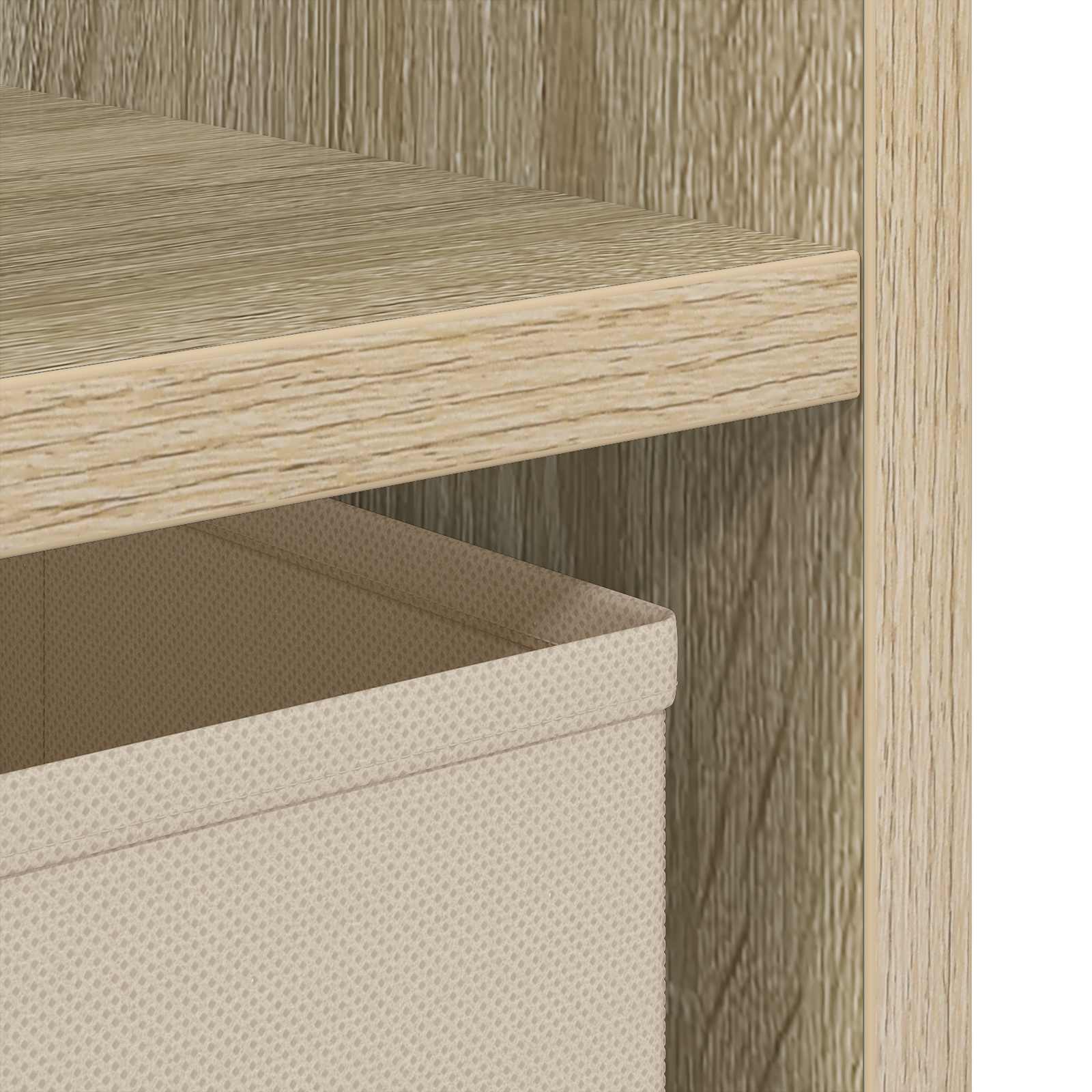 Nachtkastje 2 pcs Sonoma Eiken 30,5 x 27 x 59,5 cm Bewerkt hout