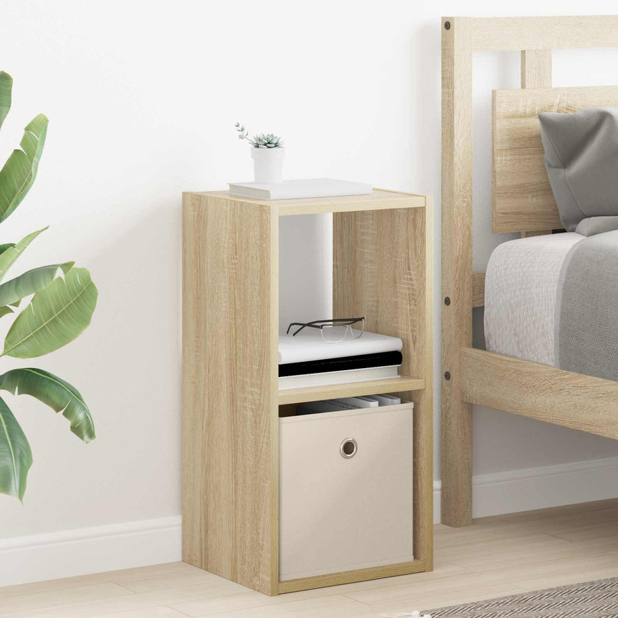 Nachtkastje 2 pcs Sonoma Eiken 30,5 x 27 x 59,5 cm Bewerkt hout