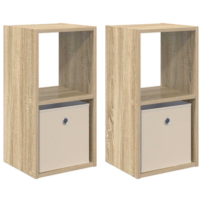 Nachtkastje 2 pcs Sonoma Eiken 30,5 x 27 x 59,5 cm Bewerkt hout