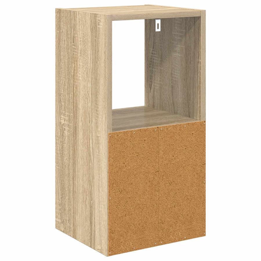 Nachtkastje 2 pcs Sonoma Eiken 30,5 x 27 x 59,5 cm Bewerkt hout