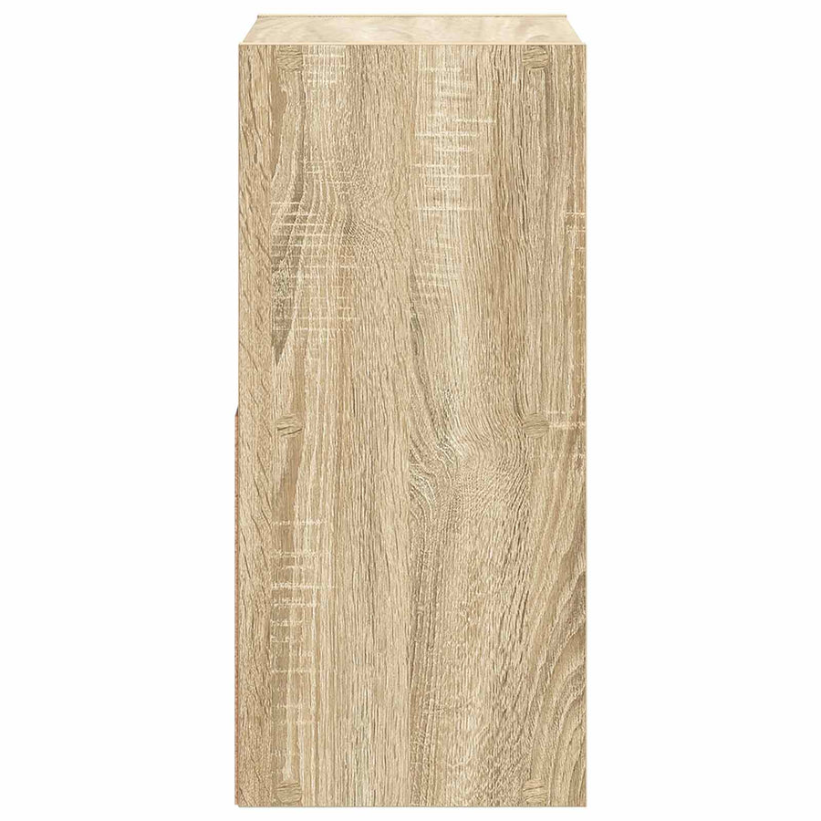 Nachtkastje 2 pcs Sonoma Eiken 30,5 x 27 x 59,5 cm Bewerkt hout