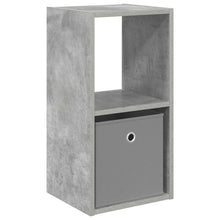 Nachtkastje Beton Grijs 30,5 x 27 x 59,5 cm Bewerkt hout