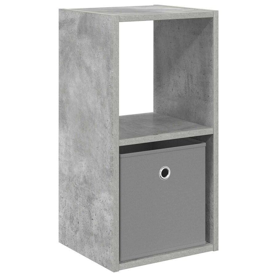 Nachtkastje Beton Grijs 30,5 x 27 x 59,5 cm Bewerkt hout