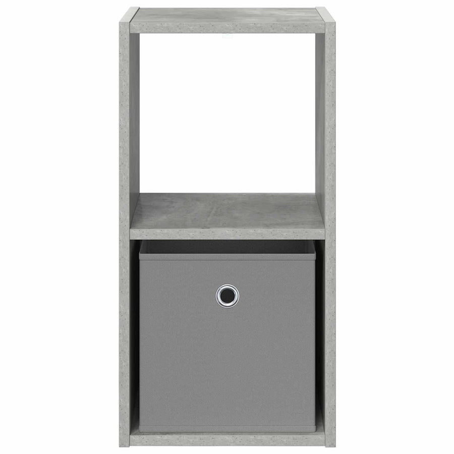 Nachtkastje 2 pcs Beton Grijs 30,5 x 27 x 59,5 cm Bewerkt hout