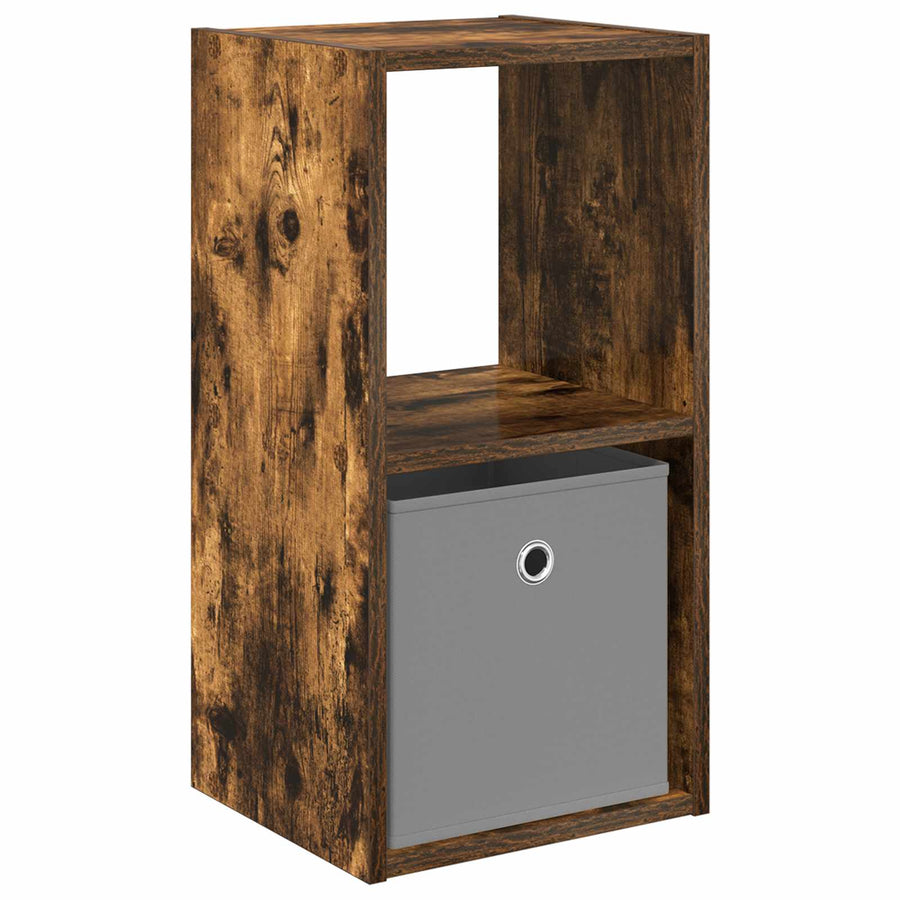 Nachtkastje Gerookt eiken 30,5 x 27 x 59,5 cm Bewerkt hout