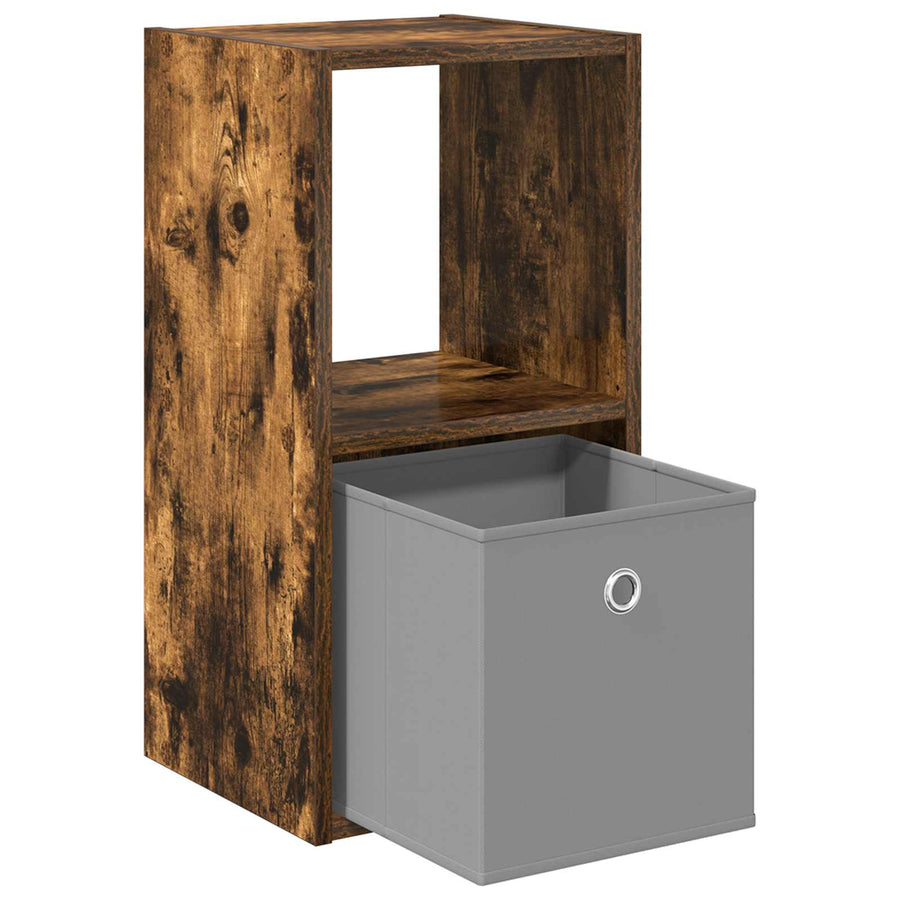 Nachtkastje Gerookt eiken 30,5 x 27 x 59,5 cm Bewerkt hout
