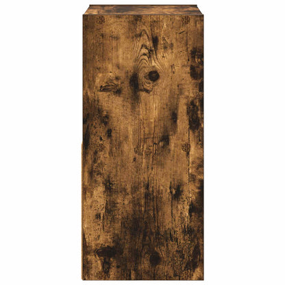 Nachtkastje Gerookt eiken 30,5 x 27 x 59,5 cm Bewerkt hout