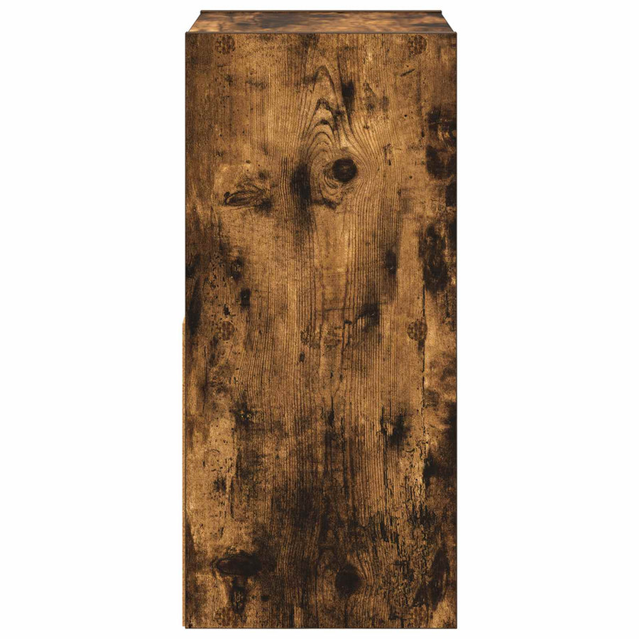 Nachtkastje Gerookt eiken 30,5 x 27 x 59,5 cm Bewerkt hout