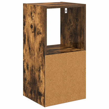 Nachtkastje met lade 2 pcs Gerookt eiken 30,5 x 27 x 59,5 cm