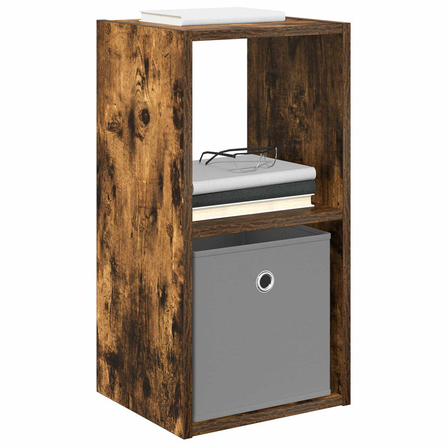 Nachtkastje met lade 2 pcs Gerookt eiken 30,5 x 27 x 59,5 cm