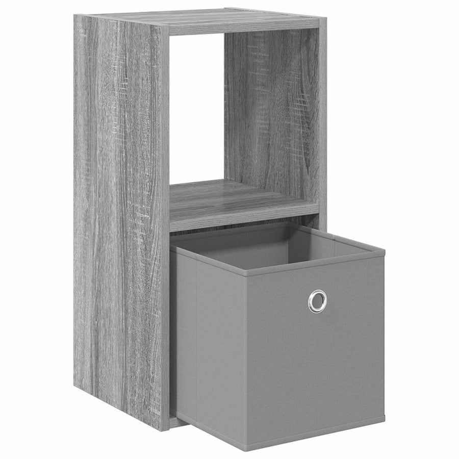 Nachtkastje 2 pcs Grijs Sonoma 30,5 x 27 x 59,5 cm Bewerkt hout