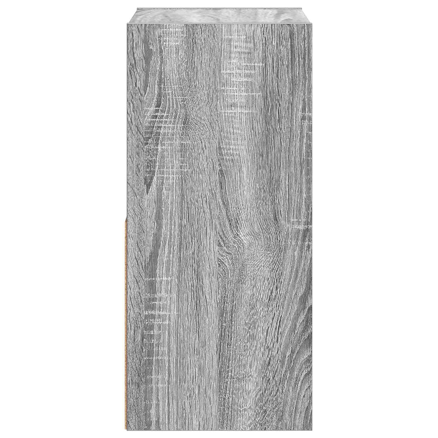 Nachtkastje 2 pcs Grijs Sonoma 30,5 x 27 x 59,5 cm Bewerkt hout