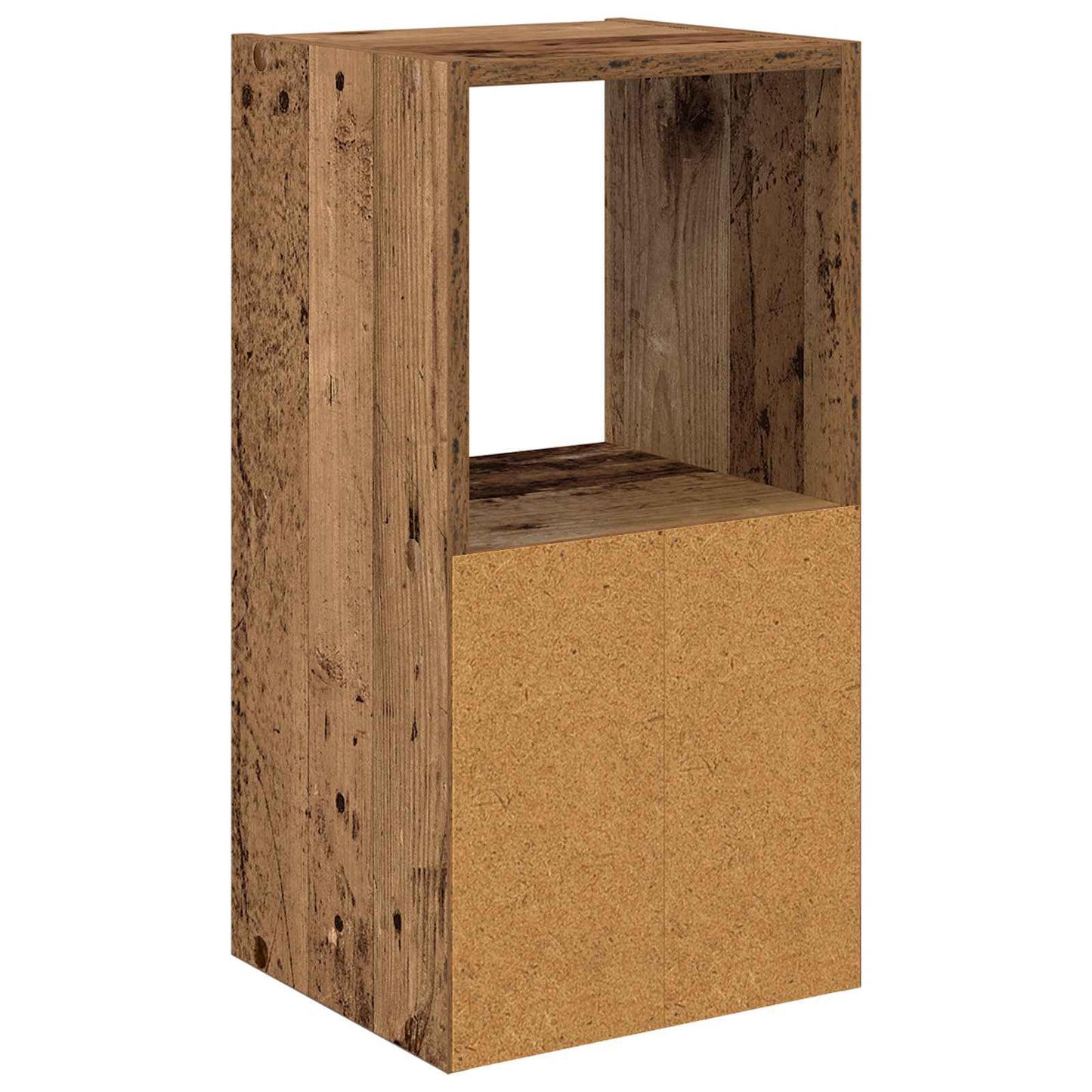 Nachtkastje met lade Oudhout 30,5 x 27 x 59,5 cm Bewerkt hout