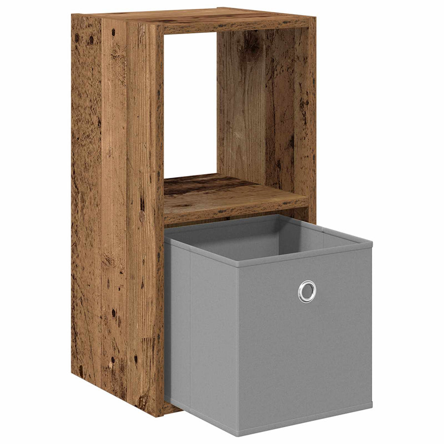 Nachtkastje 2 pcs Oudhout 30,5 x 27 x 59,5 cm Bewerkt hout