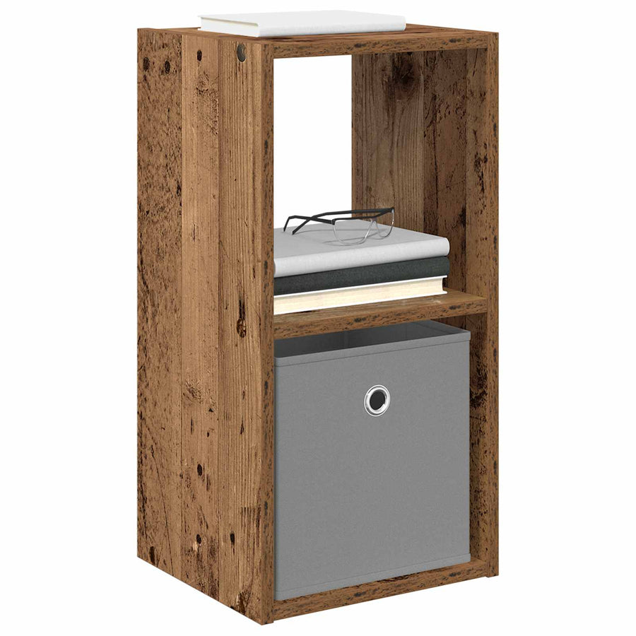 Nachtkastje 2 pcs Oudhout 30,5 x 27 x 59,5 cm Bewerkt hout