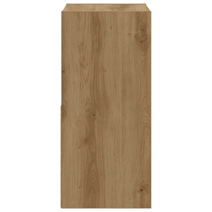 Nachtkastje Artisan Eiken 30,5 x 27 x 59,5 cm Bewerkt hout