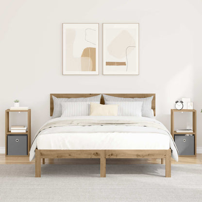 Nachtkastje met lade 2 pcs Artisan Eiken 30,5 x 27 x 59,5 cm