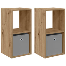 Nachtkastje met lade 2 pcs Artisan Eiken 30,5 x 27 x 59,5 cm