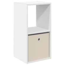 Nachtkastje met lade Wit 35 x 32 x 68,5 cm Bewerkt hout