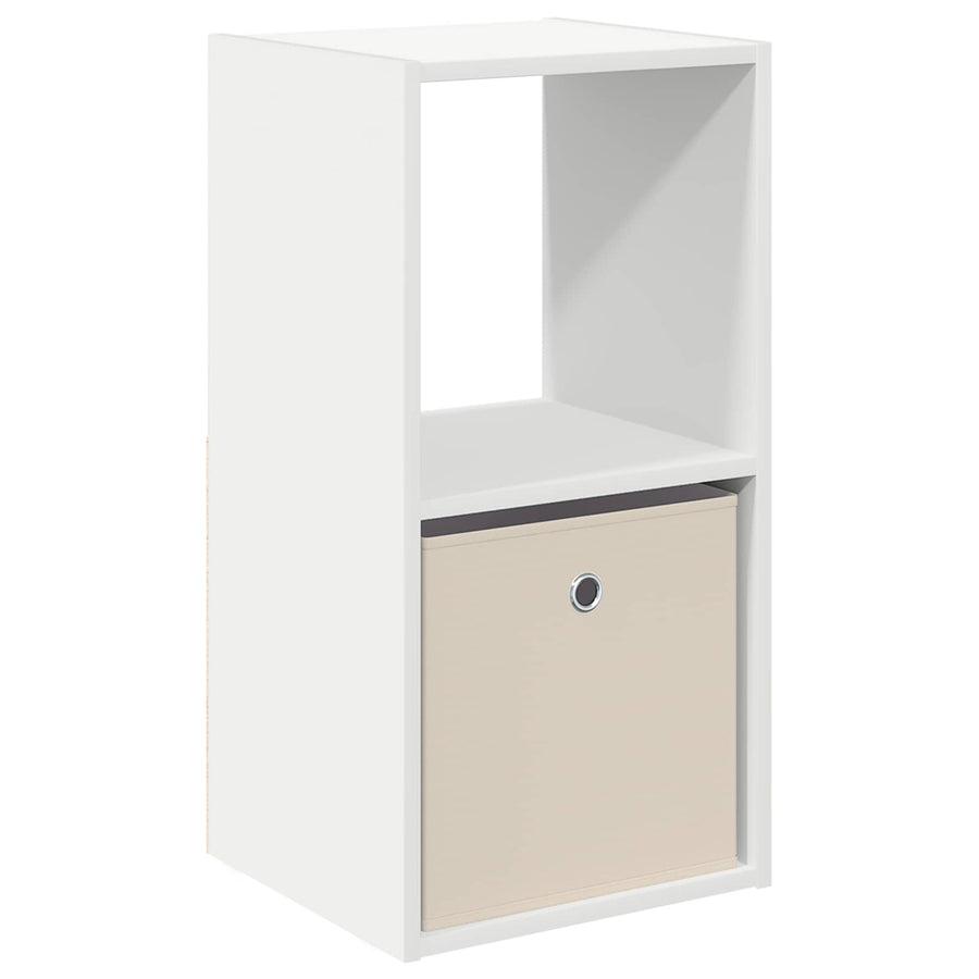 Nachtkastje met lade Wit 35 x 32 x 68,5 cm Bewerkt hout