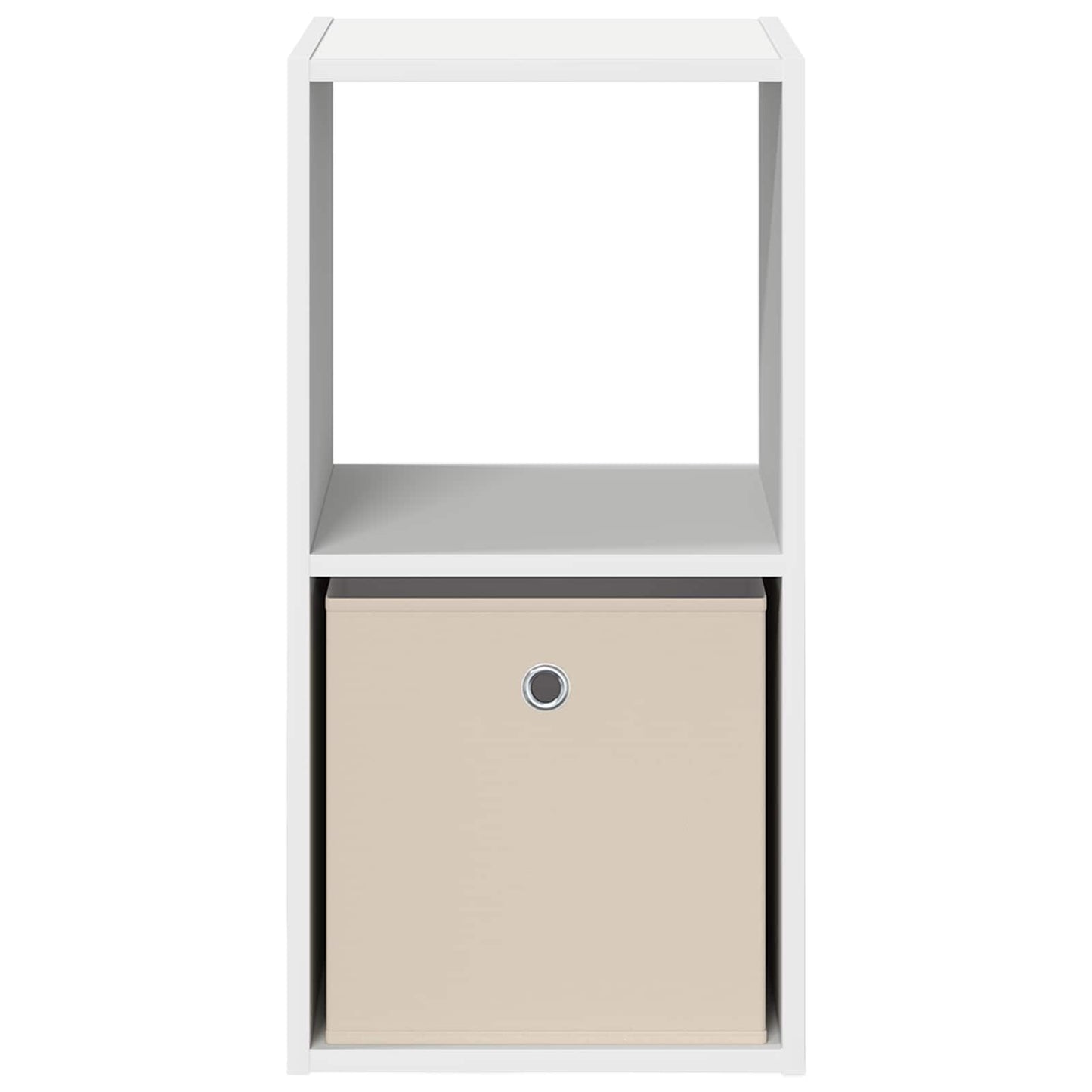 Nachtkastje met lade 2 pcs Wit 35 x 32 x 68,5 cm Bewerkt hout