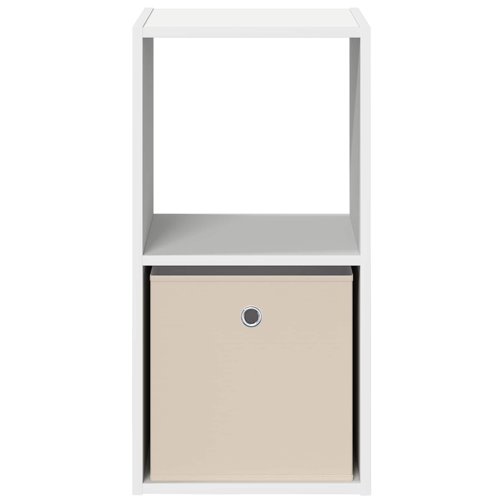 Nachtkastje met lade 2 pcs Wit 35 x 32 x 68,5 cm Bewerkt hout